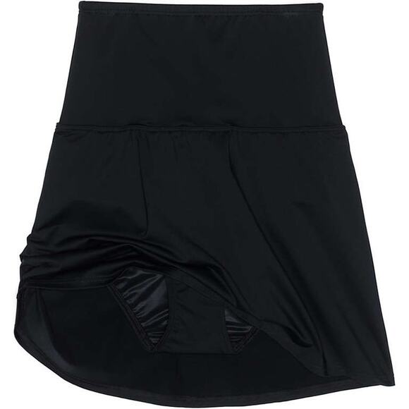 Lands End Black Tummy Control High Waisted Swim Skirt Sz.14 - Picture 5 of 12